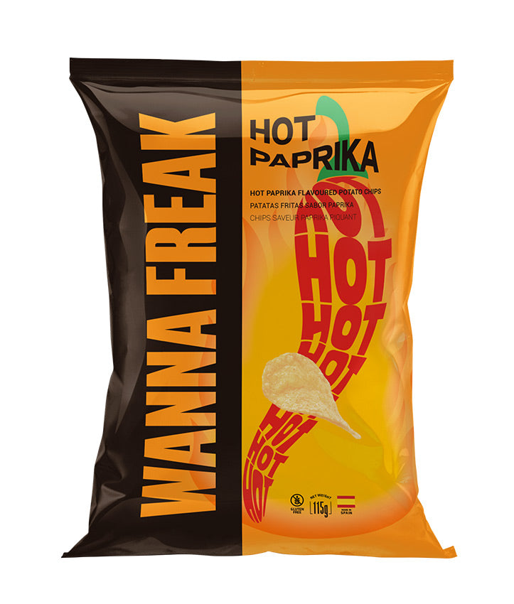 WANNA FREAK chips hot paprika