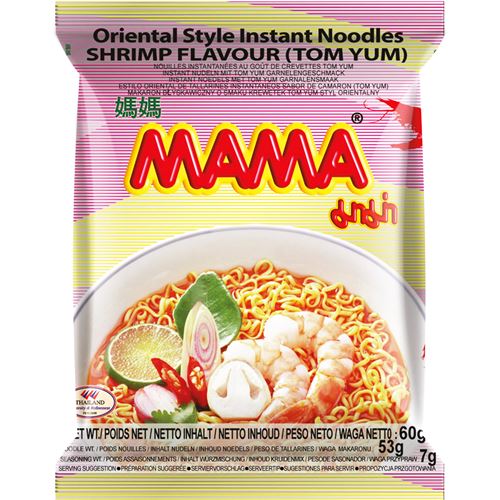 MAMA sachets noodle shrimp